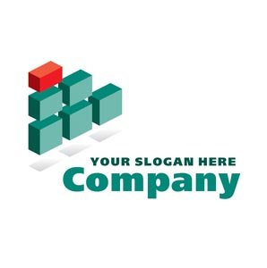Teal Blocks logo #1202