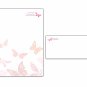 Butterfly Letterhead/ Envelope set 001