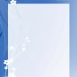 Blue flower letterhead 006