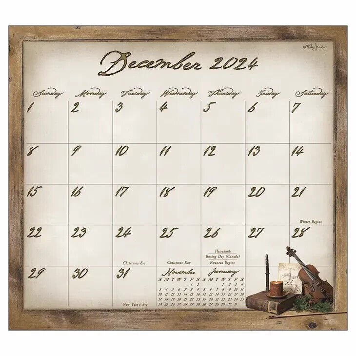 Legacy Simple Treasures 2024 Calendar Pad w
