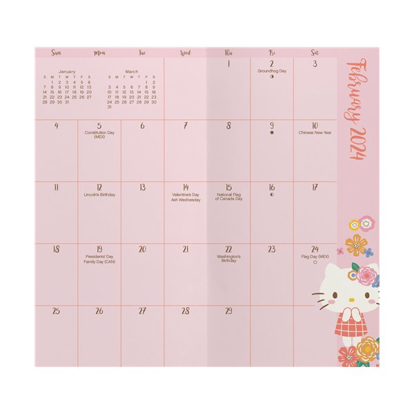 Trends International Hello Kitty 2 Year 20242025 Pocket Planner w