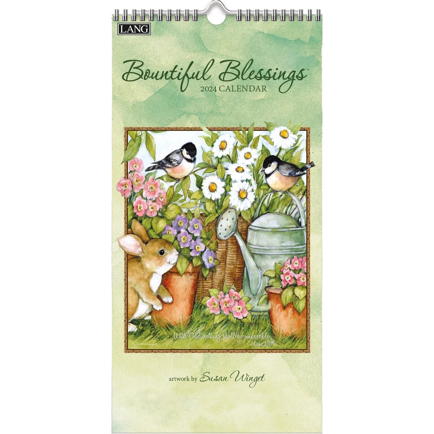 Lang Bountiful Blessings 2024 Vertical Wall Calendar w