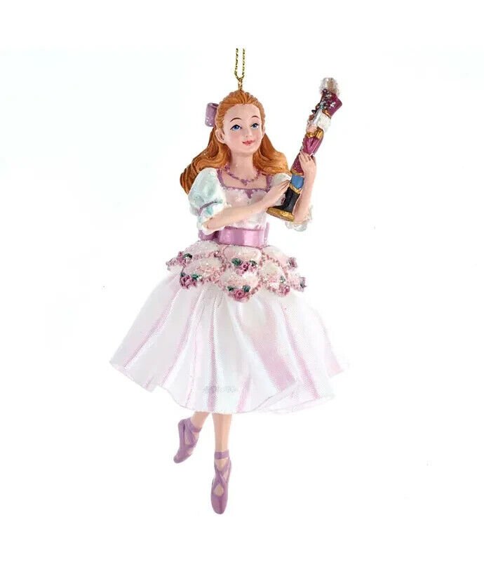 Nutcracker Suite Clara With Nutcracker Ornament E0426C w