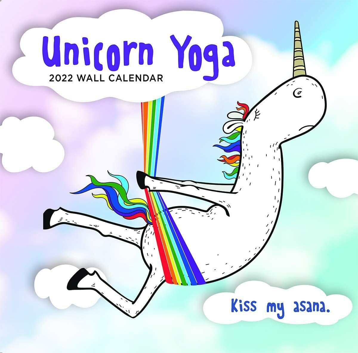 TURNER LICENSING Unicorn Yoga 2022 Wall Calendar w