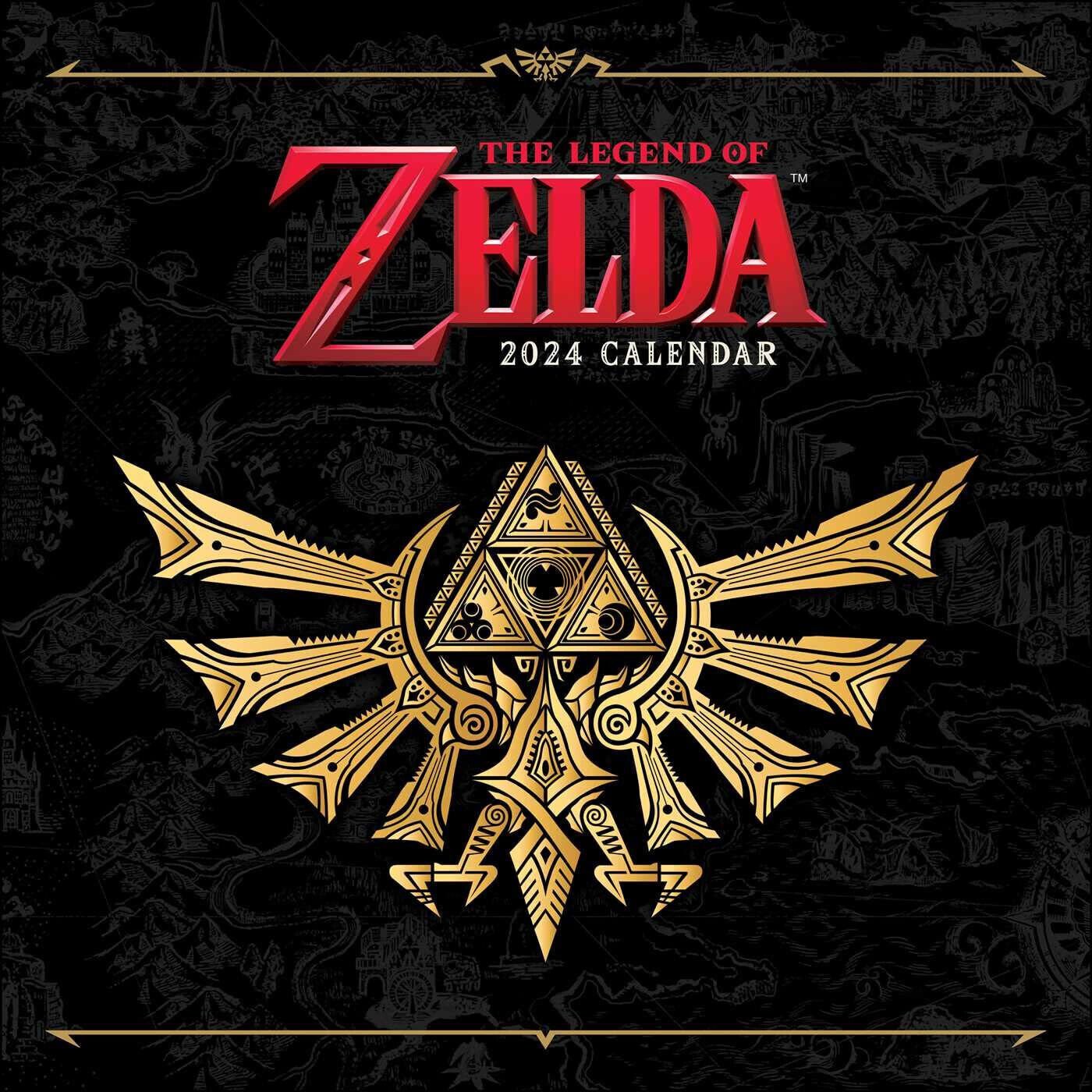 Harry Abrams Legend Of Zelda 2024 12 X 12 Wall Calendar W   64fadad55c409 617353b 