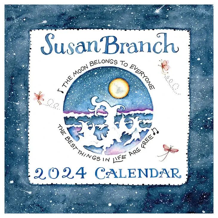 TF Publishing 2024 Susan Branch Mini Calendar w