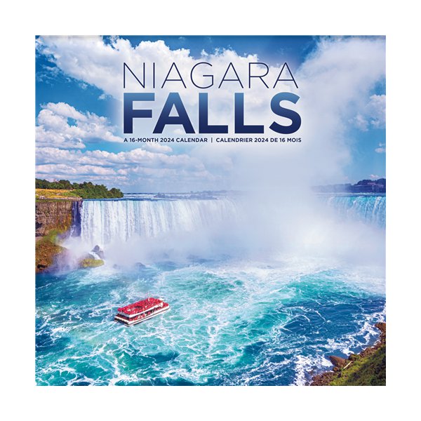 Trends International Niagara Falls 2025 12 x 12 Wall Calendar w