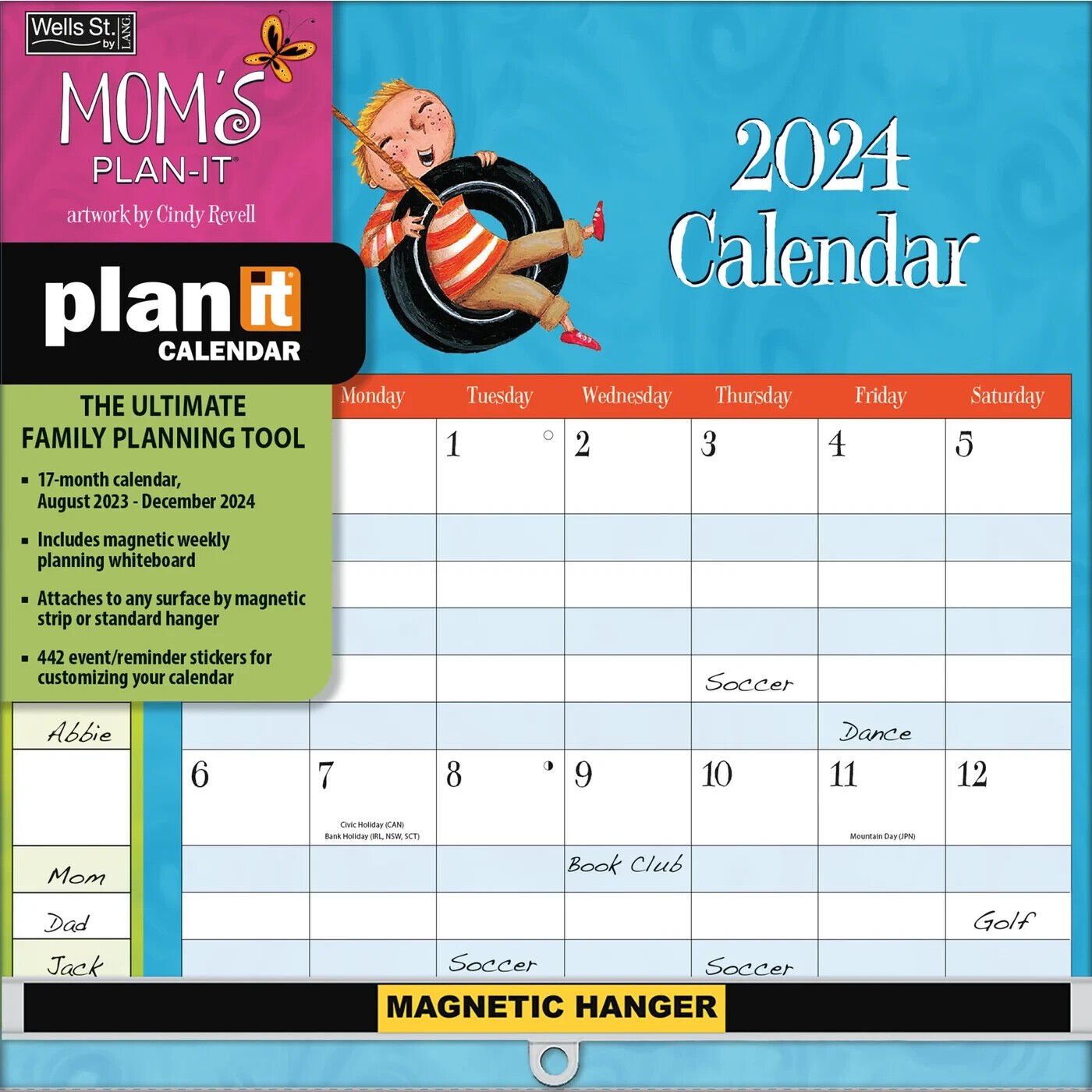 WSBL Mom's 2024 PlanIt Calendar w