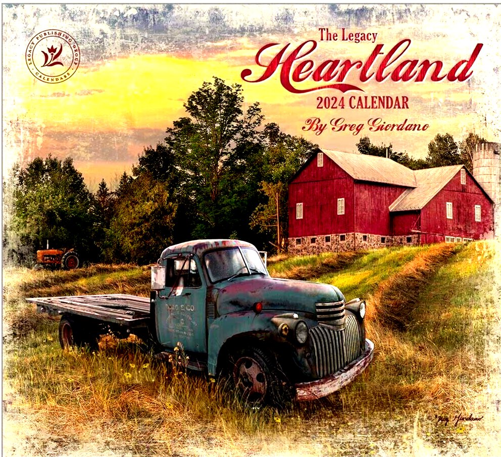 Legacy 2024 Heartland Wall Calendar with scripture by Greg Giordano