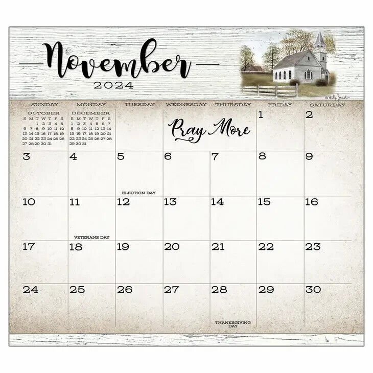 Legacy Farmhouse 2024 Calendar Pad w