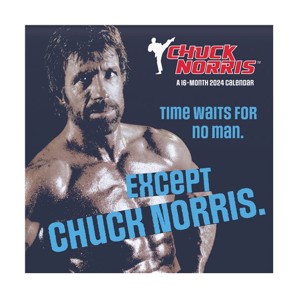 Trends International Chuck Norris 2024 12 x 12 Wall Calendar w