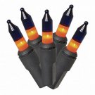 Darice Halloween String Lights: Orange/Purple, 50 Lights, 11.5 feet w