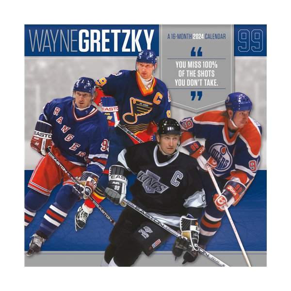 Trends International Wayne Gretzky 2024 12 x 12 Wall Calendar w