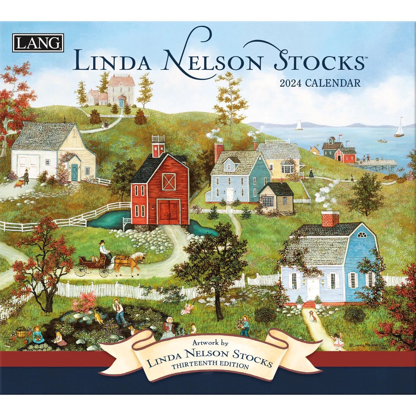 Lang Linda Nelson Stocks 2024 Wall Calendar w