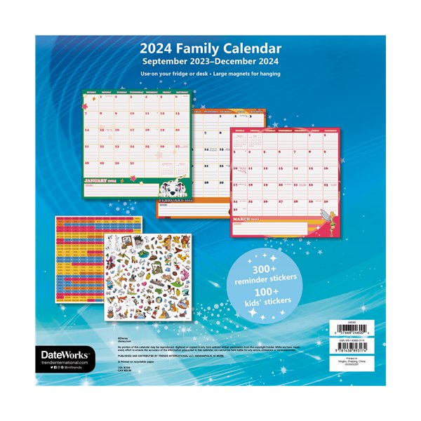 Trends International Disney Classics 2024 12 x 12 Family