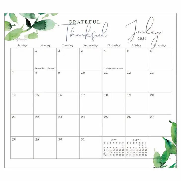 Legacy Gratitude 2024 Calendar Pad w