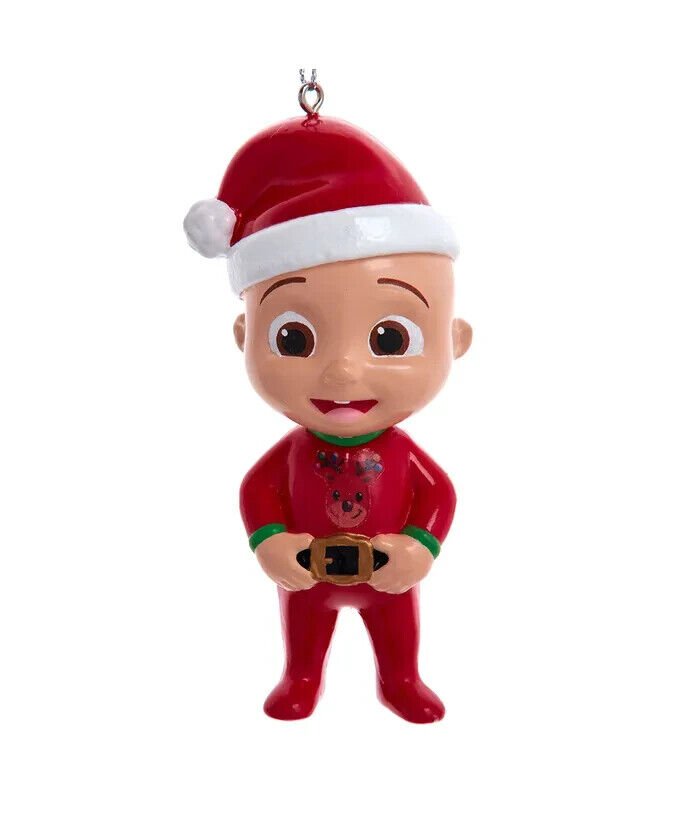 Cocomelon™ JJ With Santa Hat Ornament CO1231 w