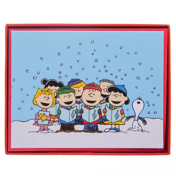 Graphique Peanuts&acirc;�&cent; Choir Mid-Sized Holiday Boxed Card 15ct w