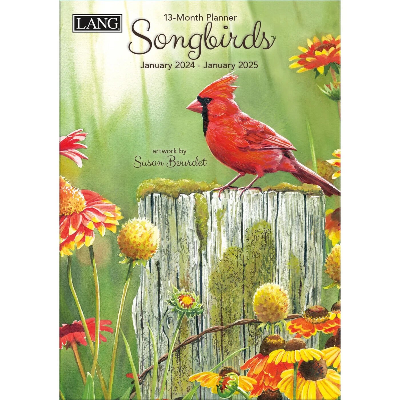 Lang Songbirds 2024 Monthly Planner w