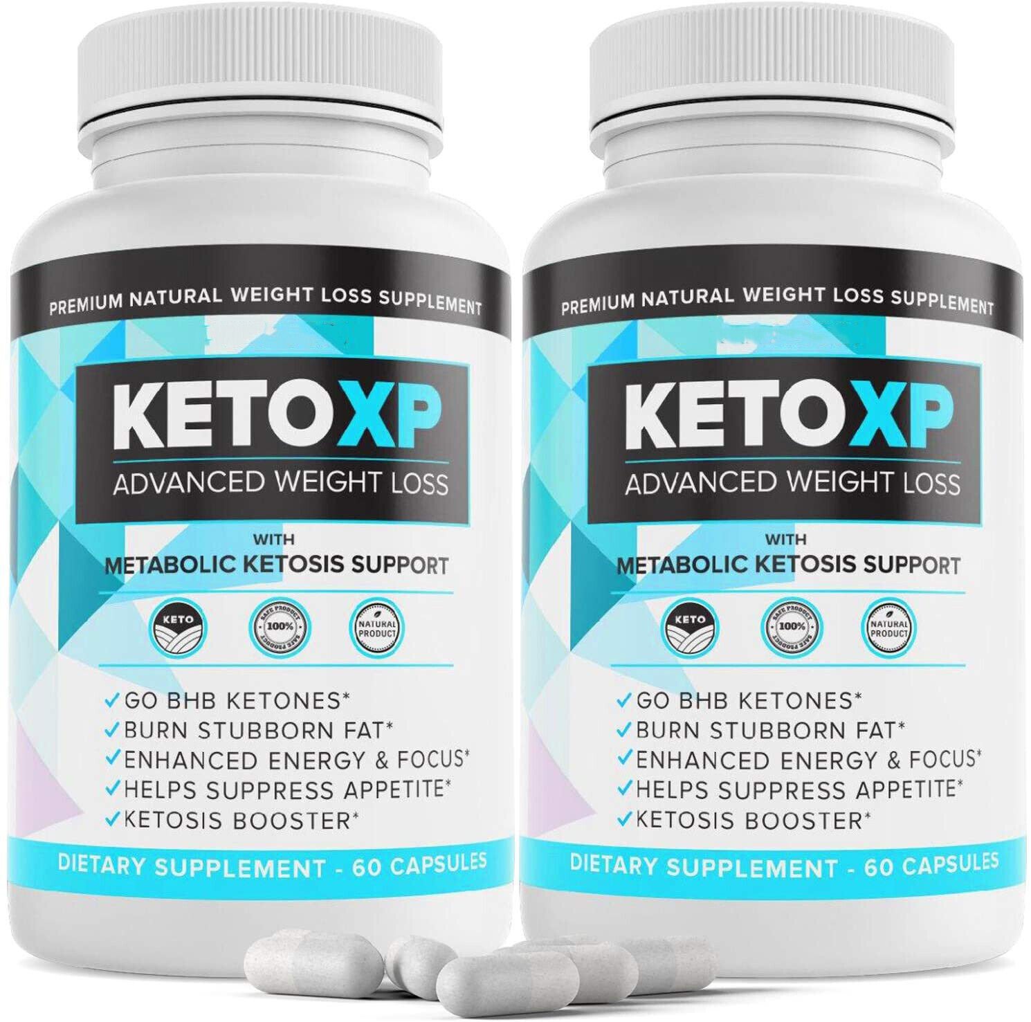 2 Pack Keto XP Pills Advanced Weight Loss for Men and Women Ketoxp Ketosis Supplement