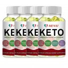 4 Pack Best BHB Keto Diet Pills Burn Fat-ACV Advanced Ketosis Weight Loss Detox