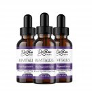 3 Pack Derose Revitalize Hair Support Drops Safe for All Hair Types (2fl.oz)