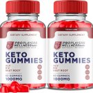 2 Pack Pro Players Wellness Keto Gummies ACV Gummys Weight Loss Supplement