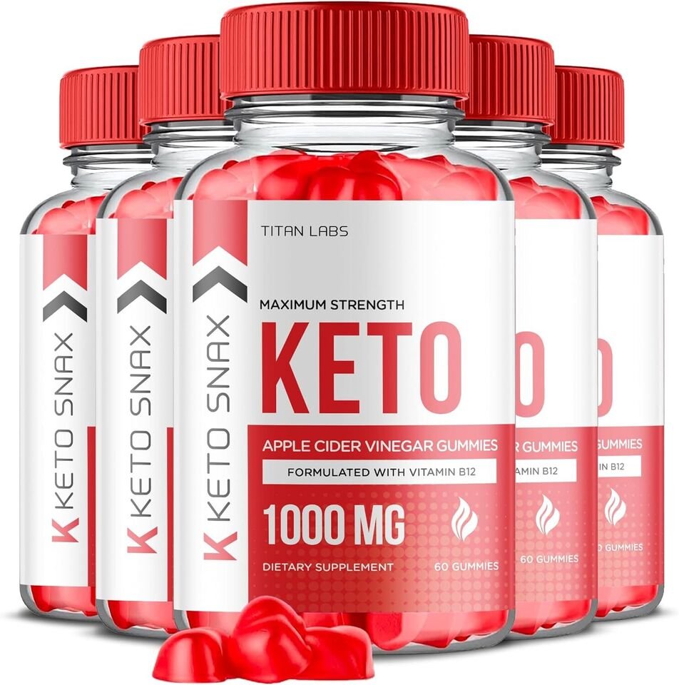 5 Pack Keto Snax Keto Gummies Keto Snax ACV Gummys Weight Loss Supplement