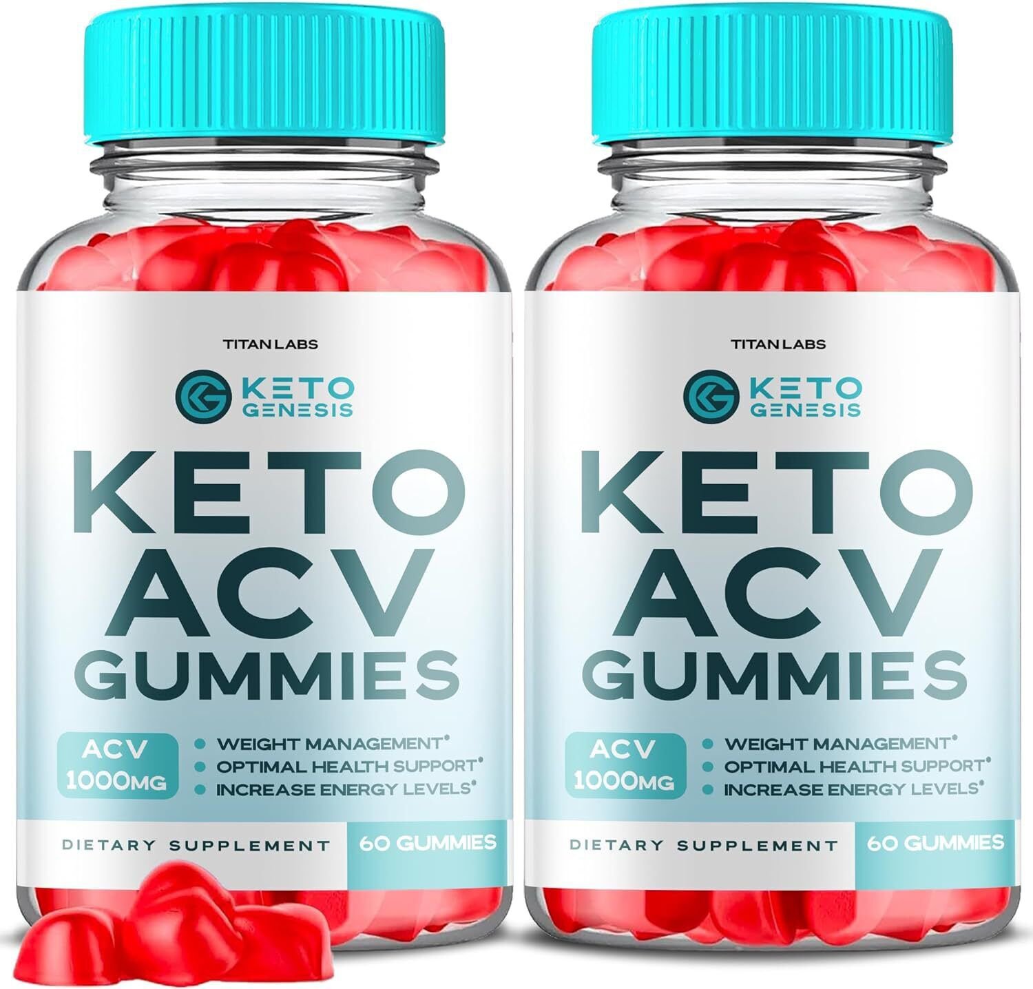 2 Pack Keto Genesis Gummies Keto Genesis ACV Gummys Weight Loss Supplement