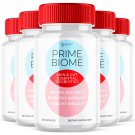 5 Pack Prime Biome Probiotic Gut Health Formula Enhance Digestive Function - 300 Capsules