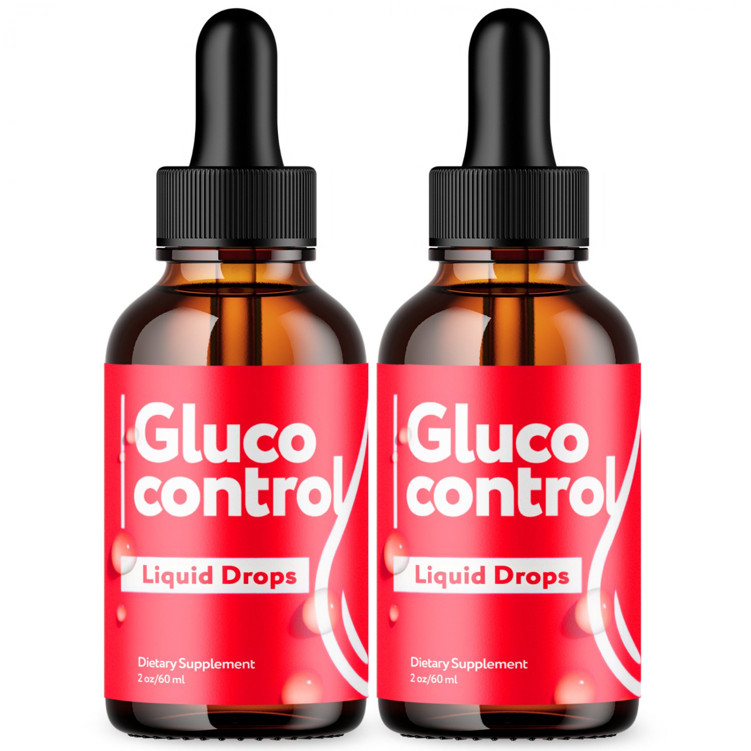 2 Pack Gluco Control Blood Support Drops Advanced Vitamin Supplement 2ML