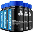 5 Pack Potenca for Men Advanced Vitality Support Formula Supplement - 300 Capsules