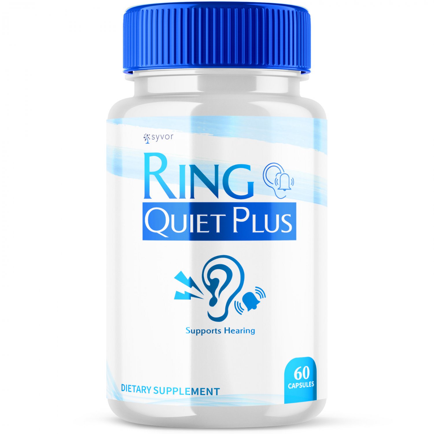 1 Pack Ring Quiet Plus Advanced Ear Health Support & Tinnitus Relief - 60 Capsules