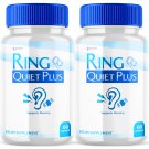 2 Pack Ring Quiet Plus Advanced Ear Health Support & Tinnitus Relief - 120 Capsules