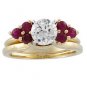 14K Yellow Gold Bridal Enhancer Genuine Ruby Brand New