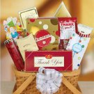 Joyous Thanks! Aaron Bell savory popcorn, toffee peanuts, Jelly Bellys, Hathaway's GIFT BASKET