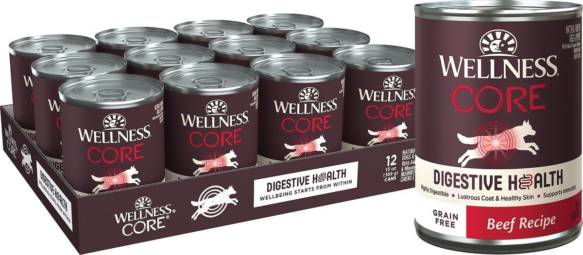 Wellness CORE Digestive Health Beef Recipe GrainFree Wet Dog Food