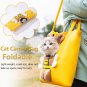 Pet Canvas Shoulder Bag, Cute Bee-Shaped Cat Carrier, Portable Tote Bag