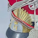 Napoleonic Era First Guard Lancer Shako Revival Hat (100% Hand Made)