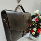Classic Crest Prestige Leather Messenger/Laptop Bag HJ-1112  (100% Hand Made)