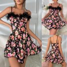 Sexy Women Lingerie Black Nightwear Chemise Nightgown Lace Babydoll