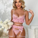 Floral Garter Sexy Women Lingerie G-string Underwear Babydoll sleepwear