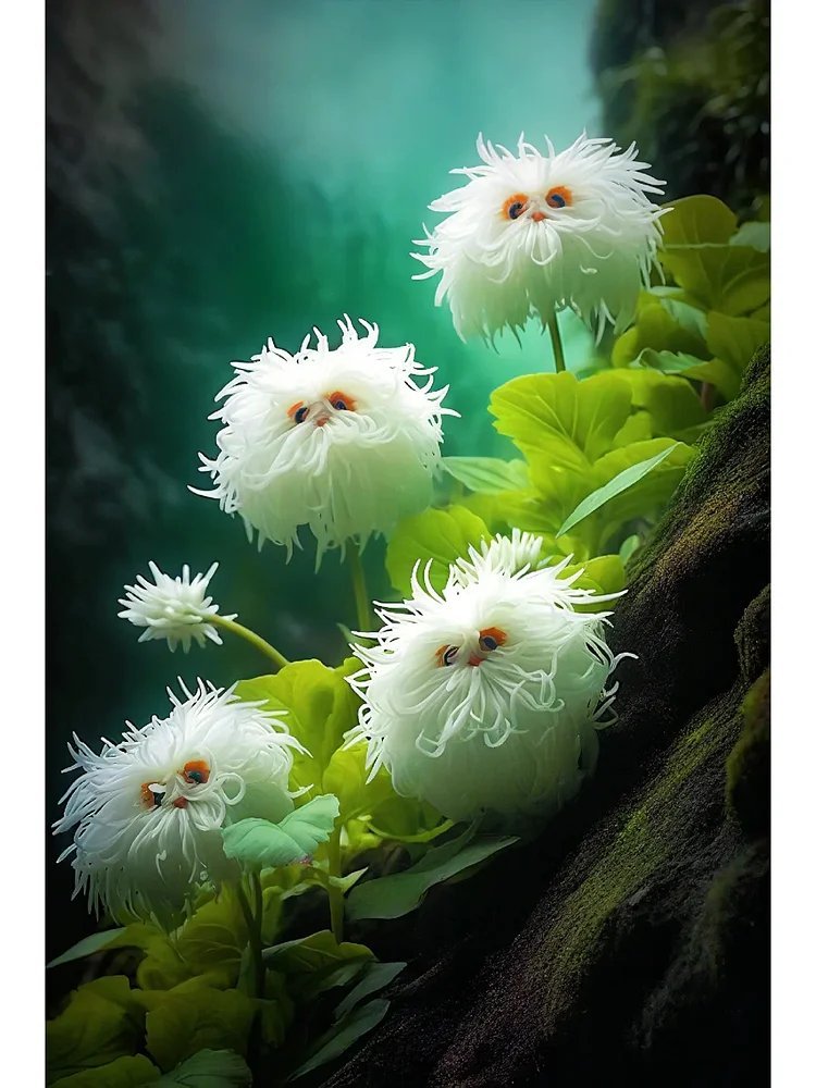 Cat's eye dazzle Curly white 50 seeds per pack