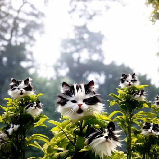 Cat's eye dazzle Black long ears cat 50 seeds