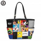 The Bradford Exchange LOONEY TUNES Tote: 8 Characters & Their Iconic Catchphrases