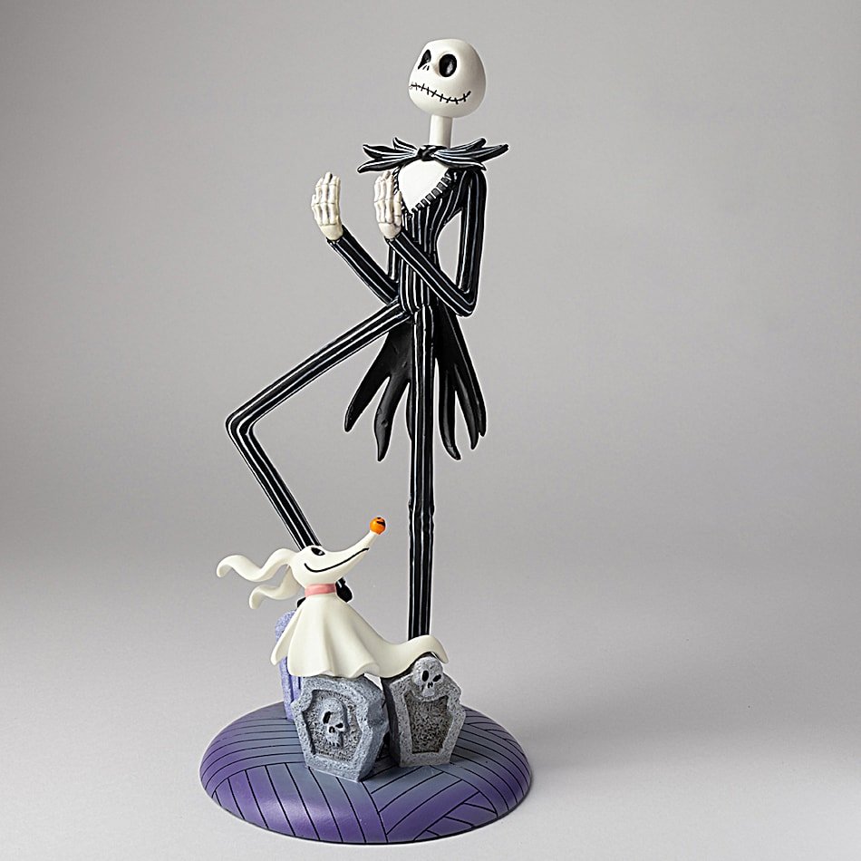 The Bradford Exchange Jack Skellington Figurine With 7 Seasonal Wreaths
