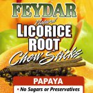 Papaya Feydar Organic Licorice Root Chew Sticks  (10 sticks per pack)
