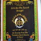 Let’s Set the Record Straight! Dr Malachi Z. York (VERY RARE BOOK) Let’s Set the Record Straight! Dr Malachi Z. York (VERY RARE BOOK)