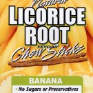 Banana Feydar Organic Licorice Root Chew Sticks  (10 sticks per pack)