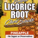 Pineapple Feydar Organic Licorice Root Chew Sticks  (10 sticks per pack)